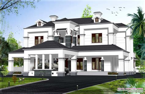 Victorian Style Kerala House Model At 4336 Sqft