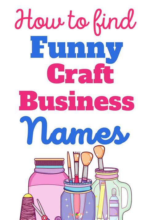 How To Find Funny Craft Business Names Best Name In 2024