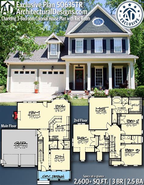 Two Story Colonial House Plans Homeplancloud