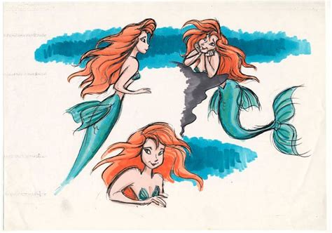 Disney Concepts And Stuff Character Designs From The Little Mermaid By