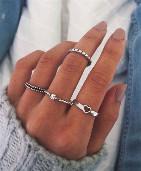 Jewellery Sieraden Juwelen Rings Ringen Silver Zilver Cute Delicate Feminine
