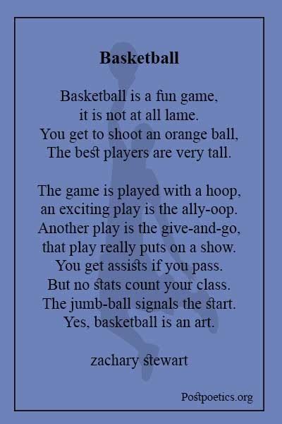Free Verse Poems About Basketball