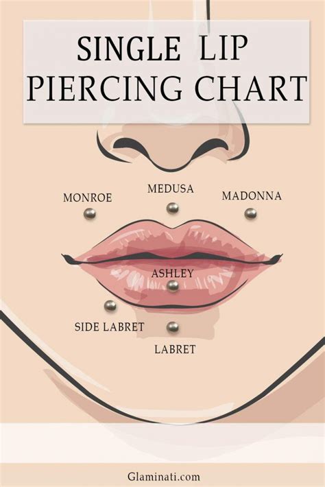 Face Piercings Chart