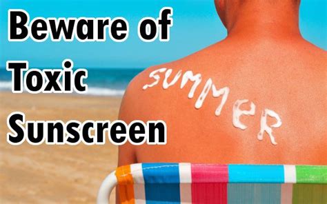 Is Your Sunscreen Killing You