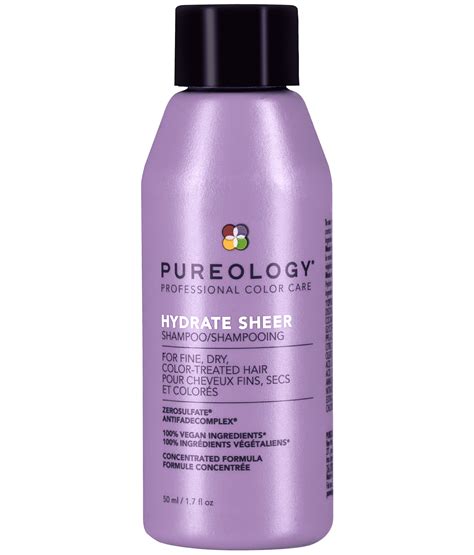 Hydrate Sheer Shampoo For Fine Dry Color Treated Hair Pureology