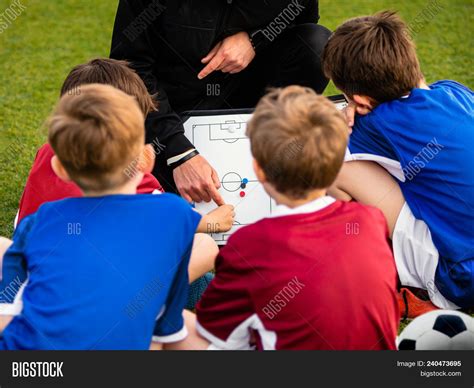 Children Football Team Image And Photo Free Trial Bigstock