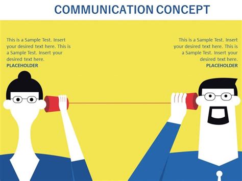 Communication Concept Powerpoint Template Slide Slidevilla