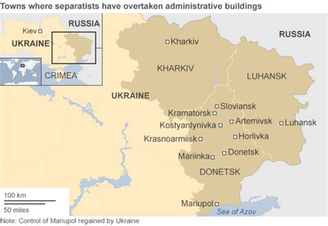 Mariinka Ukrainian Town With Divided Loyalties Bbc News