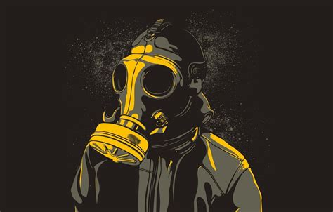 Gas Mask Graffiti Wallpaper Delilahmcleod