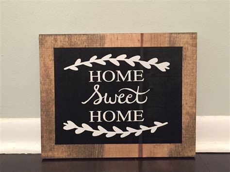 Home Sweet Home Chalkboard Quote Art Lettering Art Quotes