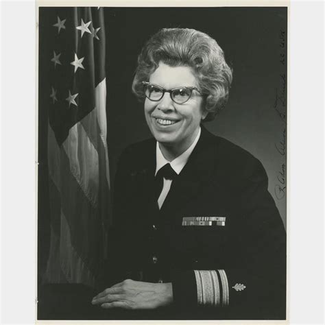 alene duerk first female admiral in the u s navy autographed 8 x 10 photograph jg