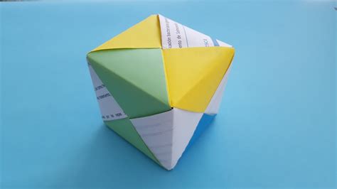 👉🏽 Cómo Hacer Un Cubo De Papel Origami FÁcil Dado De 6 Caras🎲 Youtube