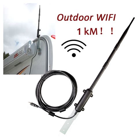 high power 1000m outdoor wifi usb adapter wifi antenna 802 11b g n signal amplifier usb 2 0