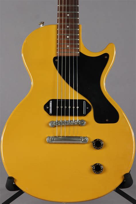 1993 Gibson Les Paul Jr Tv Yellow Guitar Chimp