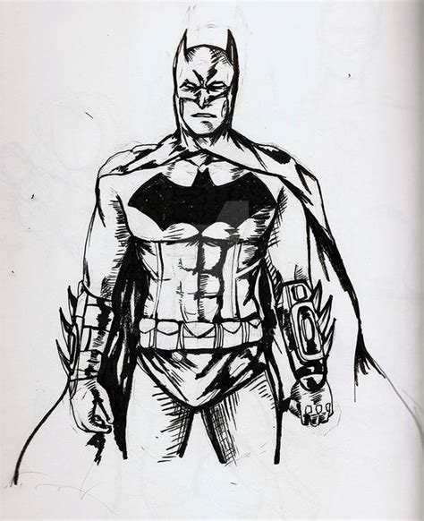 Batman Ink Sketch By Ngkchan On Deviantart
