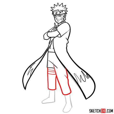 Easy Sketch Naruto Drawings Full Body Lifestyle Colour