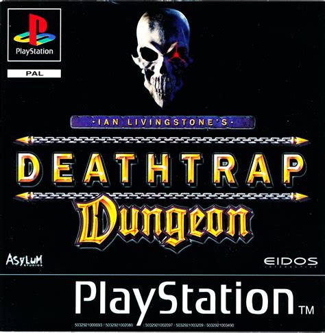 Ian Livingstones Deathtrap Dungeon Psx Cover