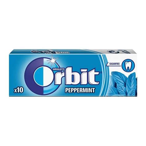Orbit Peppermint Chewing Gum 14g Catchmelk