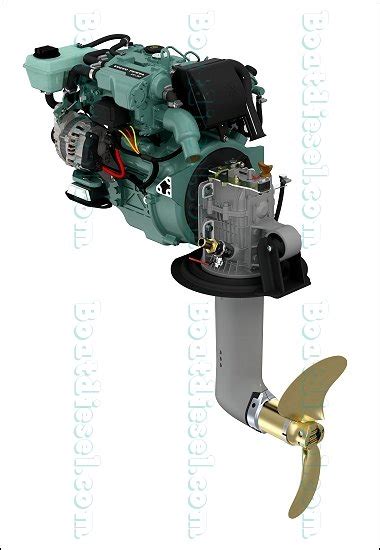 Volvo Penta D1 30 Marine Diesel Propulsion Engine By