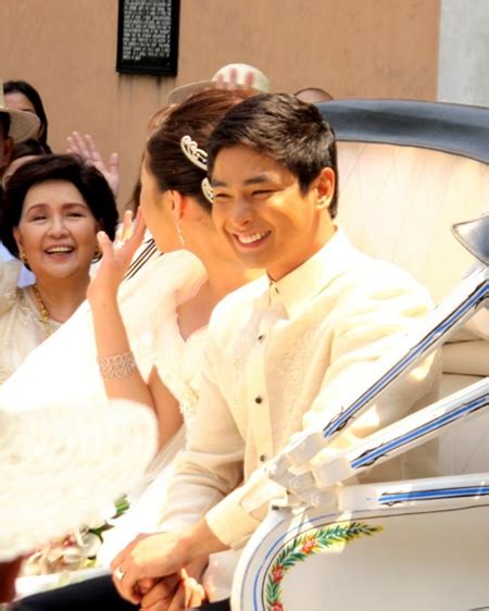 Coco Martin And Julia Montes Wedding Photos In “walang Hanggan” The