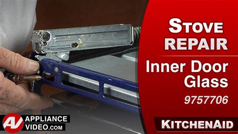 Range/stove/ oven door glass replacement. KitchenAid , Whirlpool Oven - Inner Door Glass repair ...