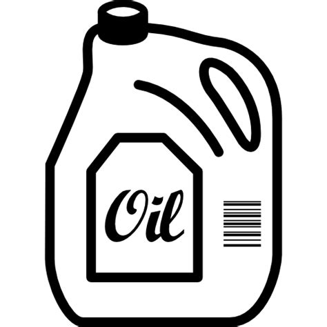 Free Icon Oil Container Outline With Label