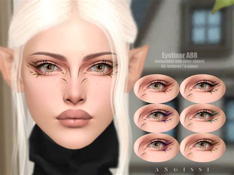 The Sims Resource Eyeliner A88