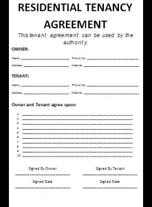 Download simple tenancy agreement sample for malaysian rental property. Tenancy Agreement Template | Free Printable Word Templates