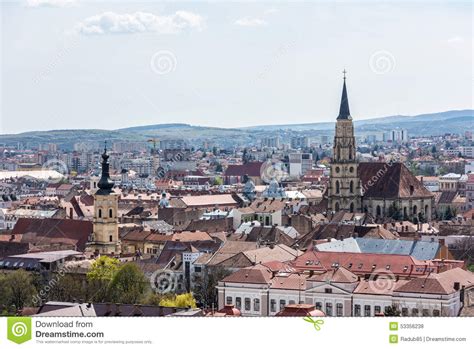 Maybe you would like to learn more about one of these? Hoge Mening Van Cluj Napoca Stad Stock Foto - Afbeelding ...