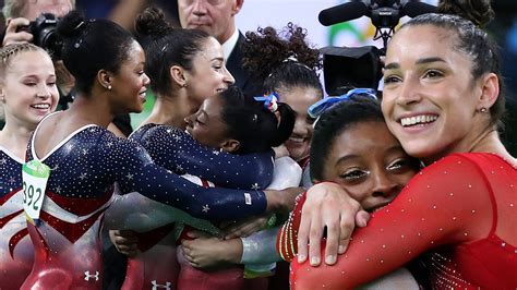 5 Times The Final Five Womens Gymnastics Team Were Bff Goals At Rio Olympics 2016 Youtube