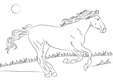 In this tutorial, you will learn how to draw one of the models. Kids-n-fun.com | 30 coloring pages of Horse breeds