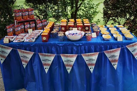 Baseball Birthday Concession Stand Created By Nikki Reece Events In