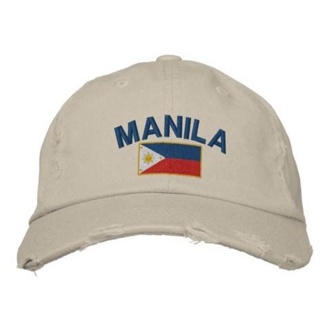 philippines flag manila embroidered baseball hat baseball hats philippine flag