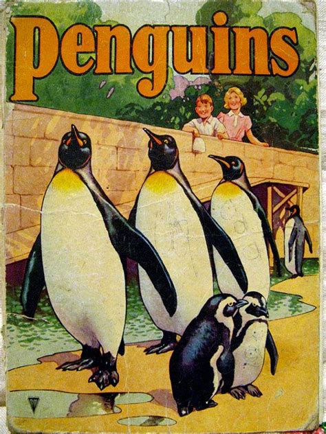 Vintage 1940s Childrens Book Penguins Pm Publication Etsy