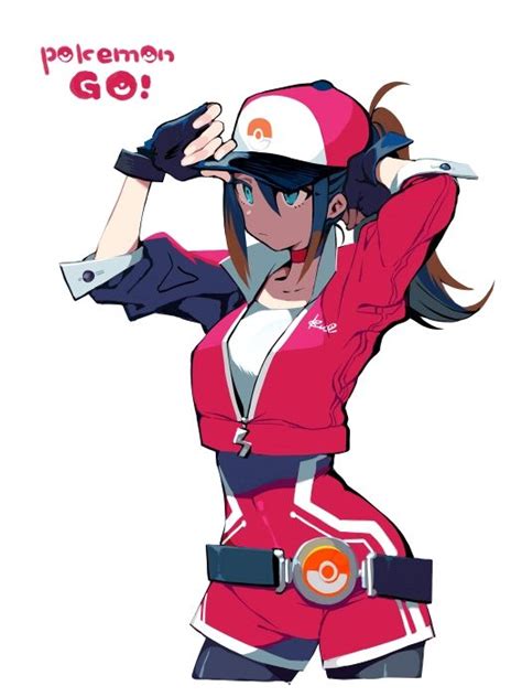 Female Protagonist Pokémon Go ポケモン トレーナー イラスト ポケモン キャラクター ポケモン かわいい