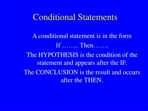 Ppt Conditional Statements Powerpoint Presentation Free Download