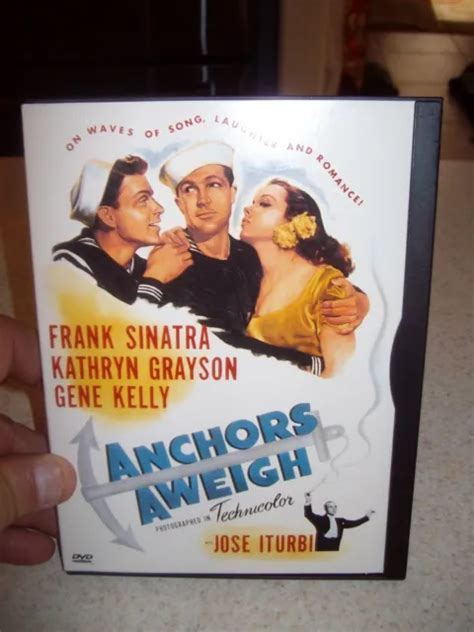 Anchors Aweigh 1945 Dvd George Sidney Dir 1945 Frank Sinatra Gene Kelly 6 15 Picclick