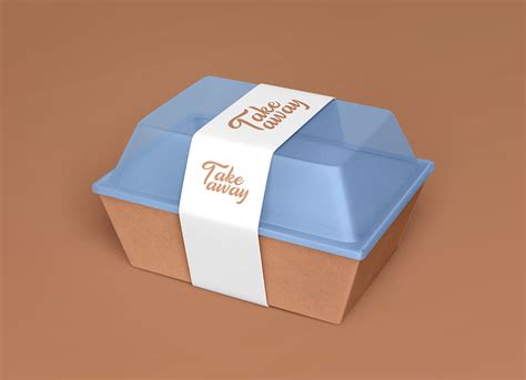 Free Take Away Plastic Box Food Container Mockup Psd Set Good Mockups