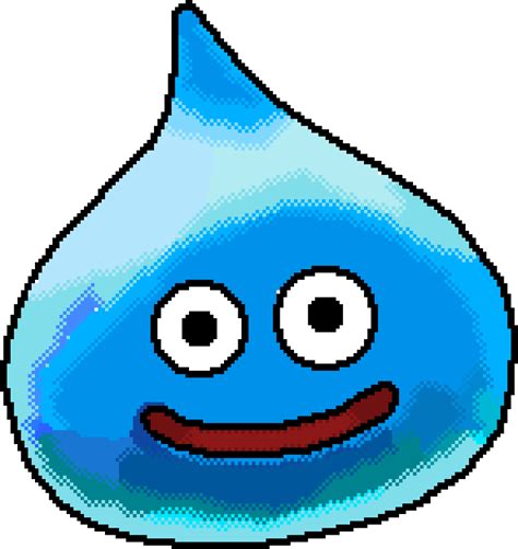 Pixilart The Slime From Dragon Quest By Miningmario
