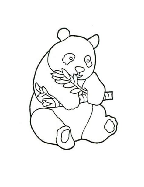 Cute Panda Bear Coloring Pages For Kids Disney Coloring Pages