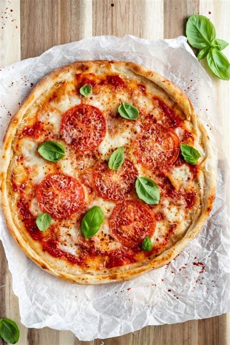 Margherita Pizza Recipe Kims Cravings Margherita Pizza Recipe