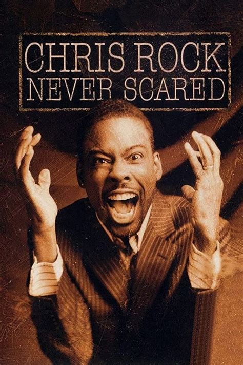 Chris Rock Never Scared 2004 Posters — The Movie Database Tmdb