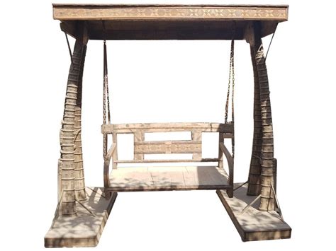Brown Wooden Carved Swing Hand Carving At Rs 25000piece In Ahmedabad