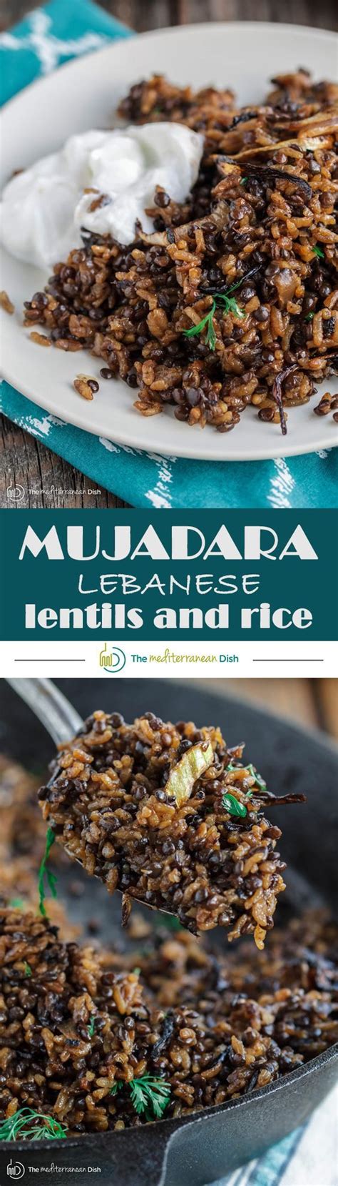 This lebanese rice dish is easy and light tasting. Mujadara: Lentils and Rice with Crispy Onions | The Mediterranean Dish. The intense flavor of ...