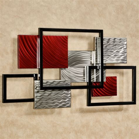 15 Collection Of Abstract Metal Sculpture Wall Art