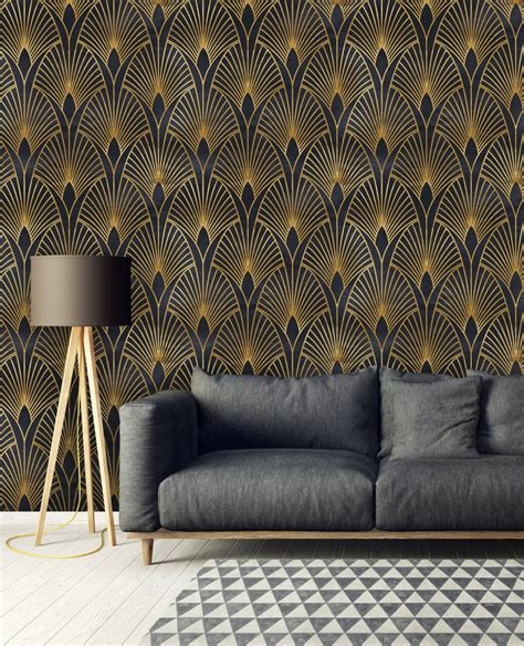 Removable Wallpaper Peel And Stick Geometric Wallpaper Etsy In 2023