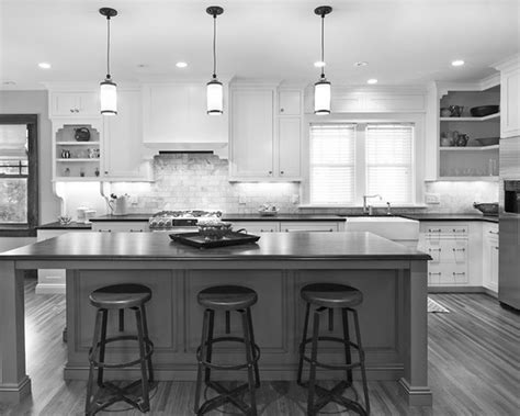 With these exquisite glass cone pendant lights your kitchen will gain immense visual appeal and become a decor worthy of those presented in catalogues. 30 Monochrome Kitchen Design Ideas - The WoW Style