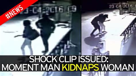 Shocking Cctv Footage Shows Moment Woman Is Grabbed From Behind And