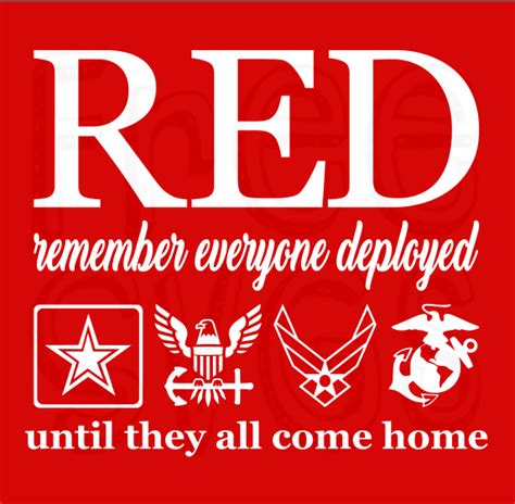 Free Red Remember Everyone Deployed Svg File Free Svgs