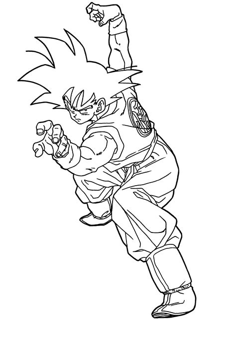 Free Printable Dragon Ball Z Coloring Pages